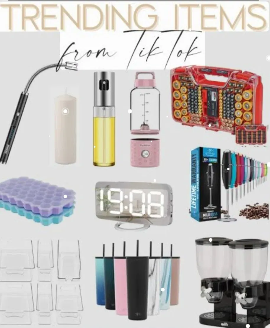 A bright assortment of popular everyday products